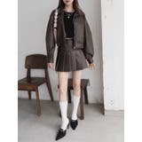 レザーライクプリーツミニスカート【セットアップ着用可能】 | EVRIS | 詳細画像36