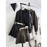 レザーライクプリーツミニスカート【セットアップ着用可能】 | EVRIS | 詳細画像42