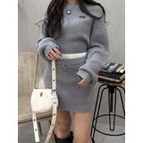 ワンポイントファンシーヤーンニットトップス【セットアップ着用可能】 | EVRIS | 詳細画像13 