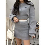 ワンポイントファンシーヤーンニットトップス【セットアップ着用可能】 | EVRIS | 詳細画像14 