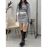 ワンポイントファンシーヤーンニットトップス【セットアップ着用可能】 | EVRIS | 詳細画像15 