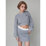 ワンポイントファンシーヤーンニットトップス【セットアップ着用可能】 | EVRIS | 詳細画像20 