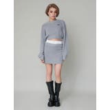 ワンポイントファンシーヤーンニットトップス【セットアップ着用可能】 | EVRIS | 詳細画像22 