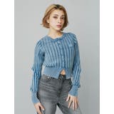 ワンポイントリブブリーチニットカーディガン | EVRIS | 詳細画像10