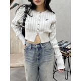 ワンポイントリブブリーチニットカーディガン | EVRIS | 詳細画像12