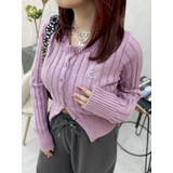 ワンポイントリブブリーチニットカーディガン | EVRIS | 詳細画像21