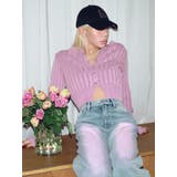 ワンポイントリブブリーチニットカーディガン | EVRIS | 詳細画像3