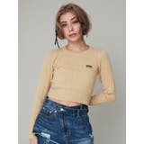 ワンポイントバックオープンケーブルニット | EVRIS | 詳細画像1 