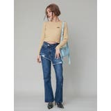 ワンポイントバックオープンケーブルニット | EVRIS | 詳細画像11 