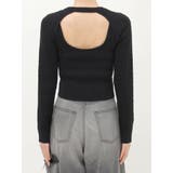 ワンポイントバックオープンケーブルニット | EVRIS | 詳細画像27 