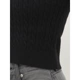 ワンポイントバックオープンケーブルニット | EVRIS | 詳細画像30 