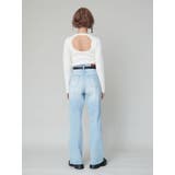 ワンポイントバックオープンケーブルニット | EVRIS | 詳細画像6 