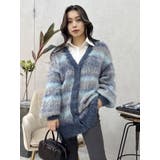 ソフトシャギーボーダーニットカーディガン | EVRIS | 詳細画像11 