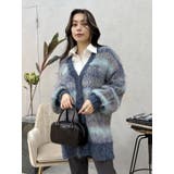 ソフトシャギーボーダーニットカーディガン | EVRIS | 詳細画像12 