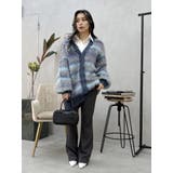 ソフトシャギーボーダーニットカーディガン | EVRIS | 詳細画像14 