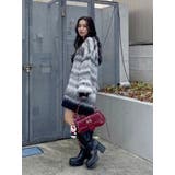 ソフトシャギーボーダーニットカーディガン | EVRIS | 詳細画像7 