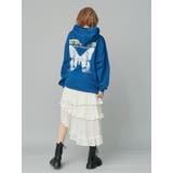 バタフライグラフィックオーバーサイズフーディー | EVRIS | 詳細画像11 