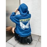 バタフライグラフィックオーバーサイズフーディー | EVRIS | 詳細画像26 