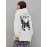 バタフライグラフィックオーバーサイズフーディー | EVRIS | 詳細画像31 