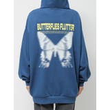バタフライグラフィックオーバーサイズフーディー | EVRIS | 詳細画像43 