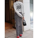 ナンバリングハーフZIPスウェットトップス | EVRIS | 詳細画像13 