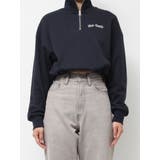 ナンバリングハーフZIPスウェットトップス | EVRIS | 詳細画像18 