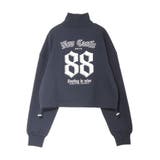 ナンバリングハーフZIPスウェットトップス | EVRIS | 詳細画像33 