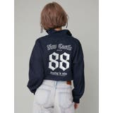 ナンバリングハーフZIPスウェットトップス | EVRIS | 詳細画像4 