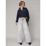 ナンバリングハーフZIPスウェットトップス | EVRIS | 詳細画像5 