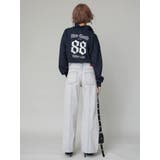 ナンバリングハーフZIPスウェットトップス | EVRIS | 詳細画像8 