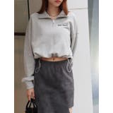 ナンバリングハーフZIPスウェットトップス | EVRIS | 詳細画像9 