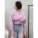 ワンポイントピグメントショートスウェット | EVRIS | 詳細画像20