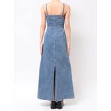 【美シルエット！】デニムベアロングワンピース | EVRIS | 詳細画像50 