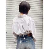 リボンデザインショートストライプシャツ | EVRIS | 詳細画像30
