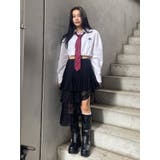 リボンデザインショートストライプシャツ | EVRIS | 詳細画像39