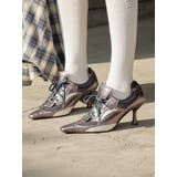 シルバー | ポインテッドスニーカーヒール | EVRIS