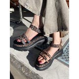 【厚底】バックルモチーフスニーカーサンダル | EVRIS | 詳細画像18 