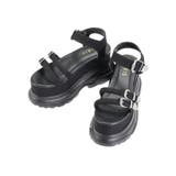 【厚底】バックルモチーフスニーカーサンダル | EVRIS | 詳細画像36 