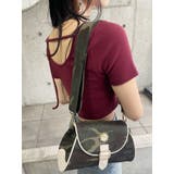 カモフラパイピイングショルダーBAG | EVRIS | 詳細画像26