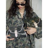 カモフラパイピイングショルダーBAG | EVRIS | 詳細画像27