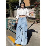 ボリュームカーゴデニムパンツ【セットアップ着用可能】 | EVRIS | 詳細画像13