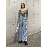 ボリュームカーゴデニムパンツ【セットアップ着用可能】 | EVRIS | 詳細画像17