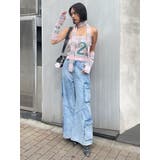 ボリュームカーゴデニムパンツ【セットアップ着用可能】 | EVRIS | 詳細画像7