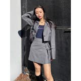 ラインストーンロゴオフショルボディースーツ | EVRIS | 詳細画像32