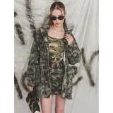 ラインストーンロゴオフショルボディースーツ | EVRIS | 詳細画像46