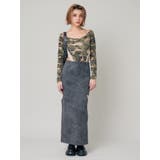 ラインストーンロゴオフショルボディースーツ | EVRIS | 詳細画像6