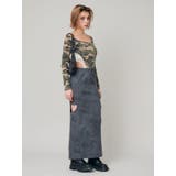 ラインストーンロゴオフショルボディースーツ | EVRIS | 詳細画像7