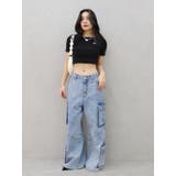 ワンポイントバックストラップTシャツ | EVRIS | 詳細画像15 