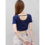 ワンポイントバックストラップTシャツ | EVRIS | 詳細画像28 