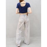 ワンポイントバックストラップTシャツ | EVRIS | 詳細画像31 